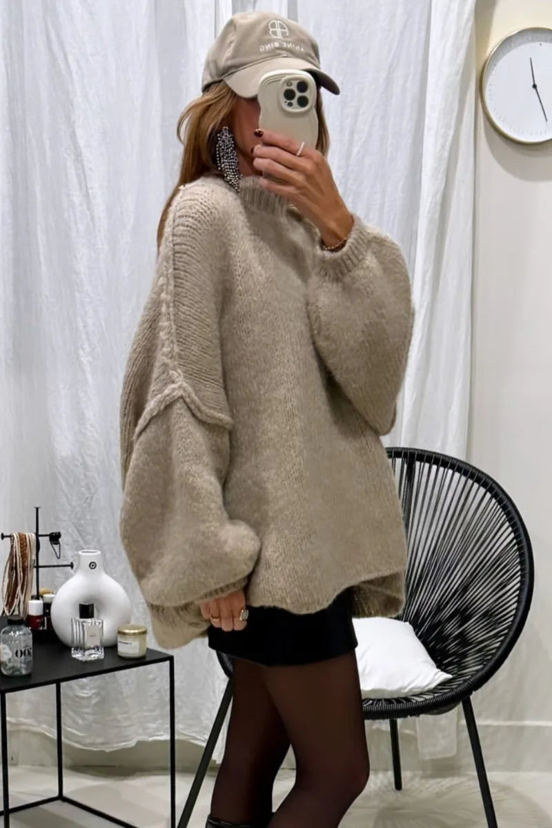 MossWaves – Jersey Oversize de Punto Grueso