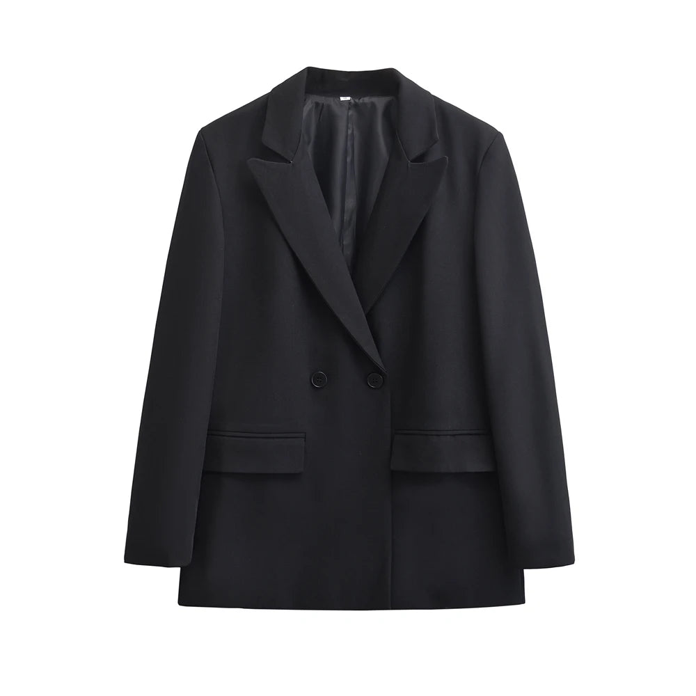 Willshela – Chaqueta Vintage con Cremallera y Cuello Clásico