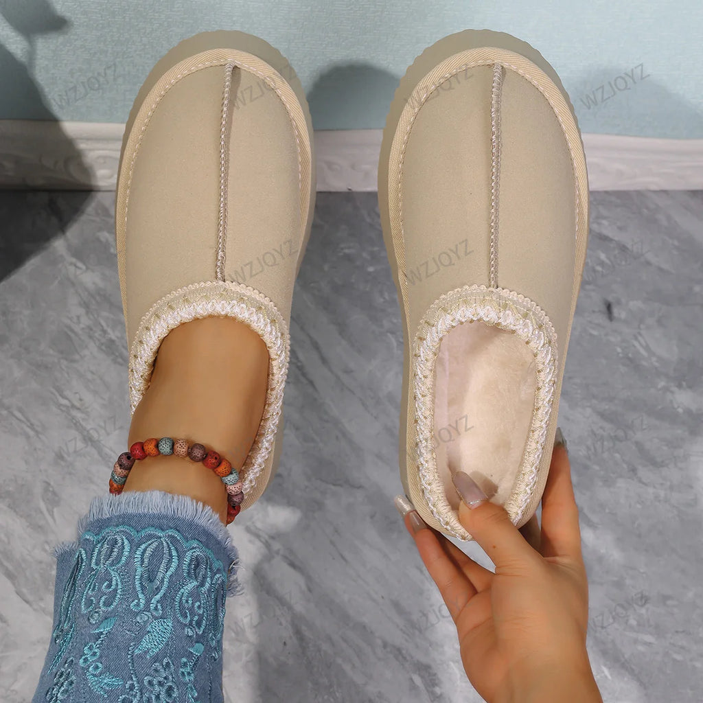 WinterLush – Botas de Nieve con Interior de Lana Suave