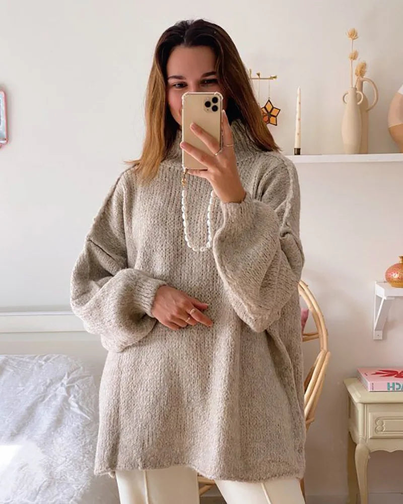 MossWaves – Jersey Oversize de Punto Grueso