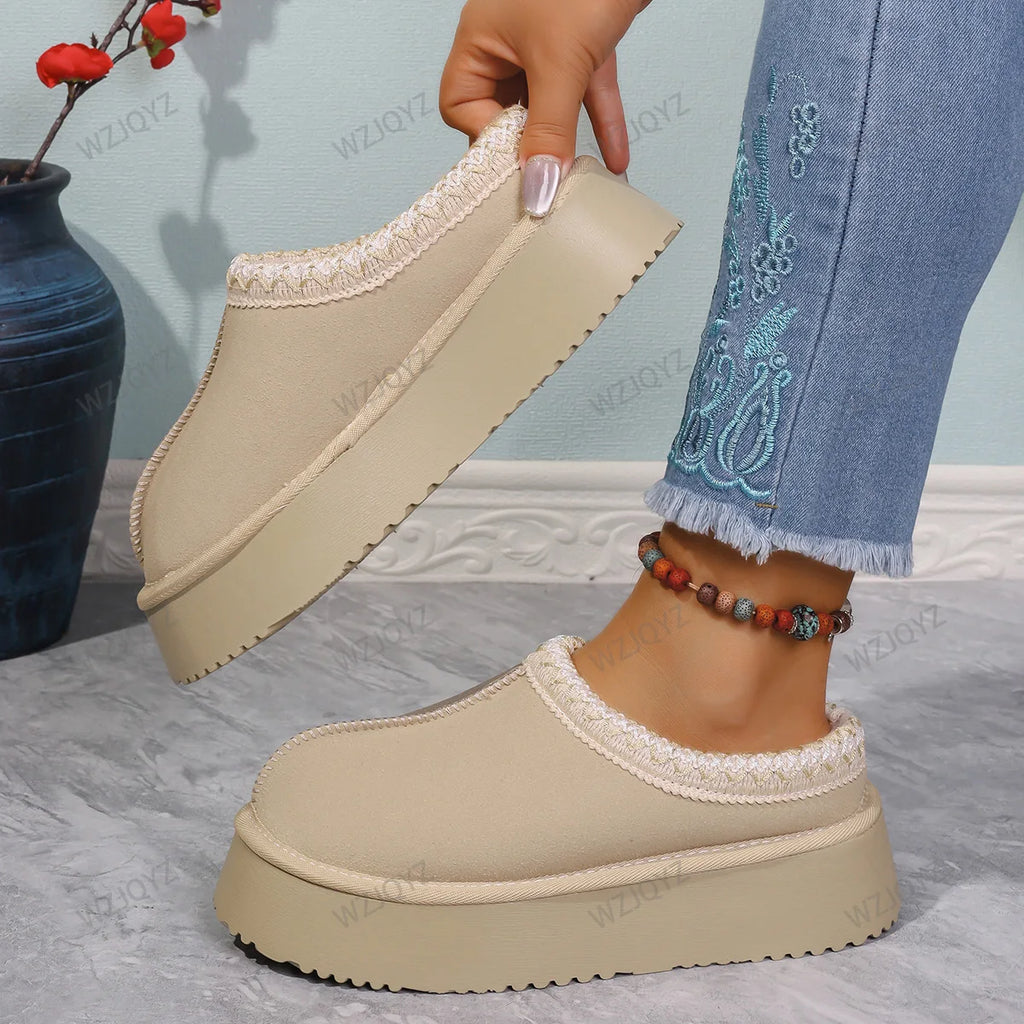 WinterLush – Botas de Nieve con Interior de Lana Suave