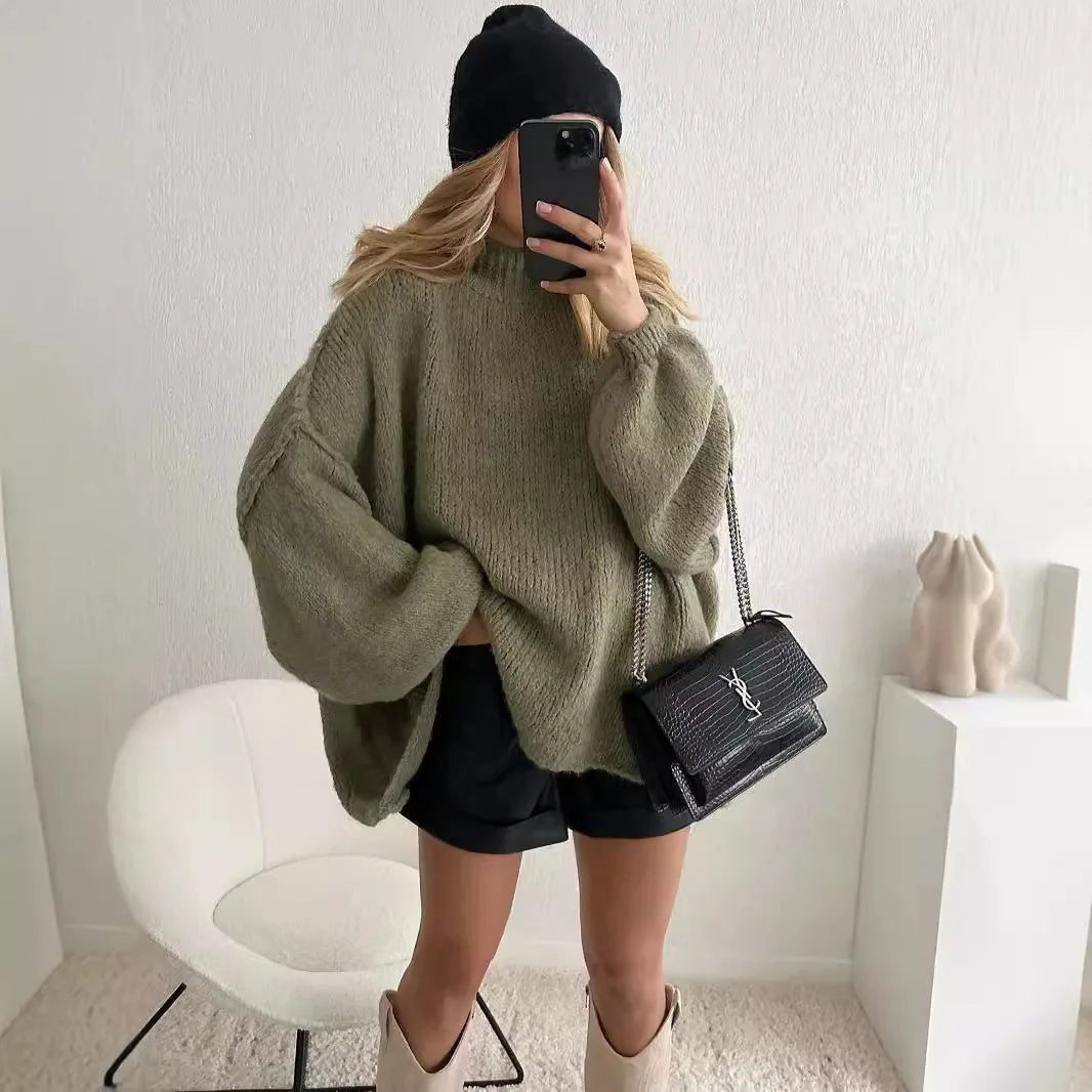 MossWaves – Jersey Oversize de Punto Grueso