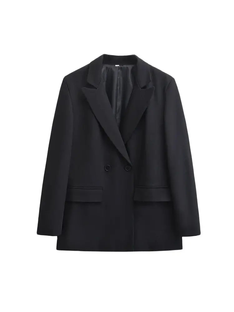 Willshela – Chaqueta Vintage con Cremallera y Cuello Clásico