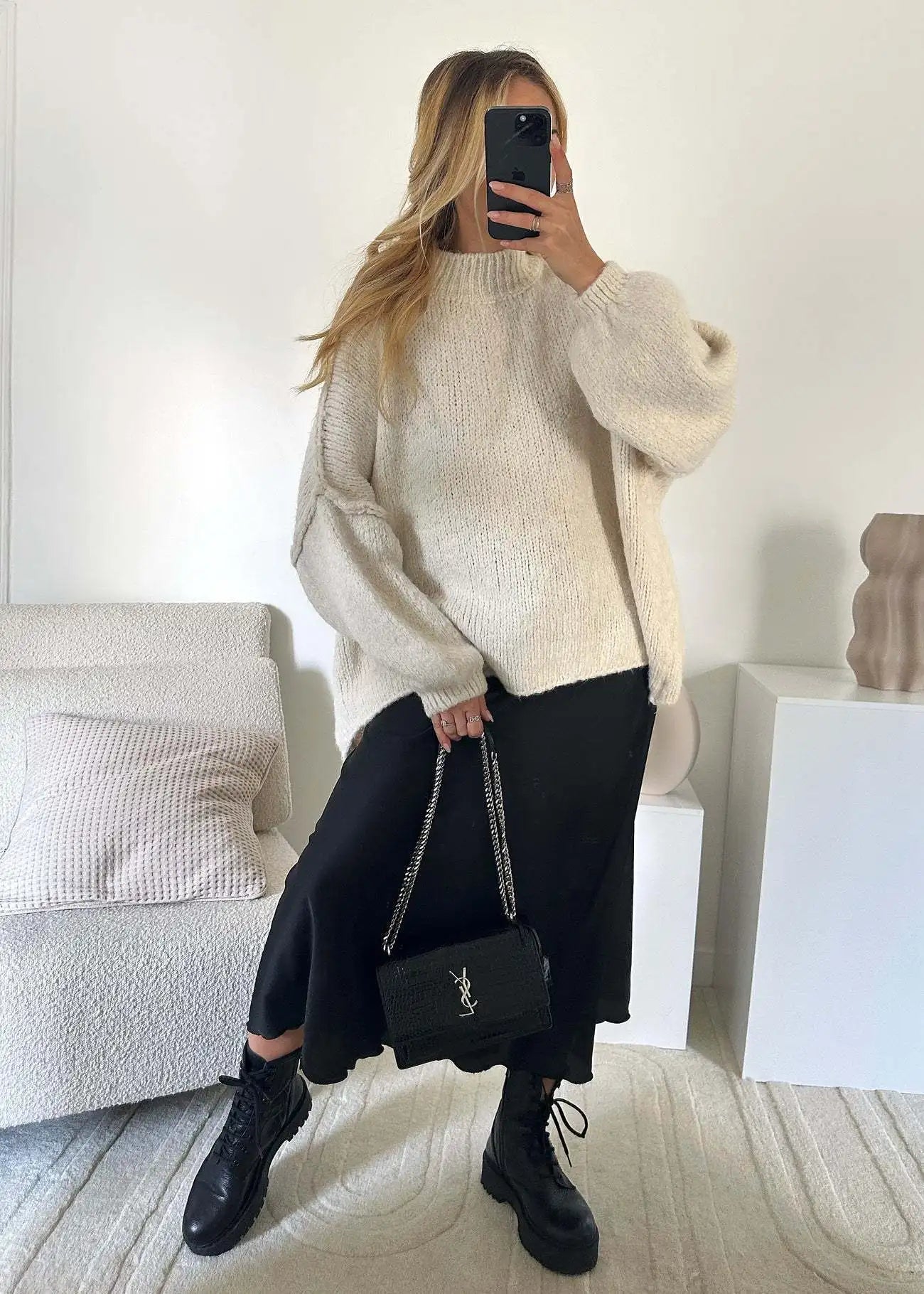 MossWaves – Jersey Oversize de Punto Grueso