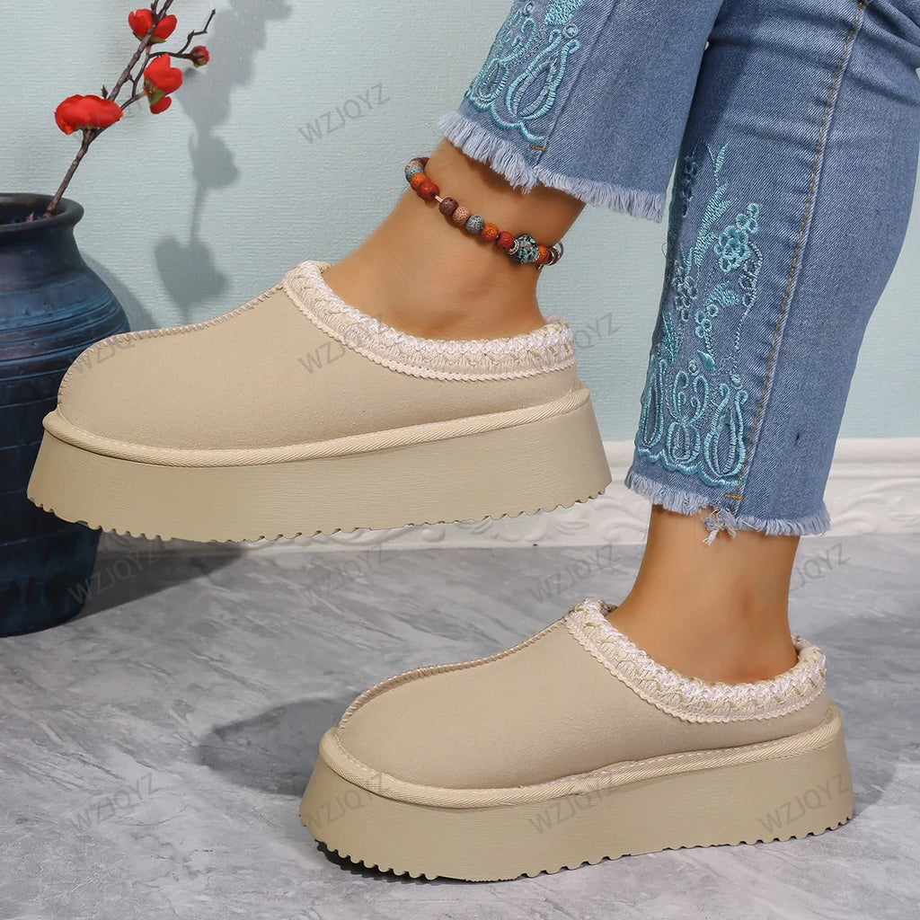 WinterLush – Botas de Nieve con Interior de Lana Suave