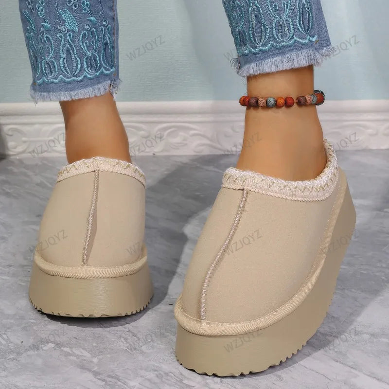 WinterLush – Botas de Nieve con Interior de Lana Suave