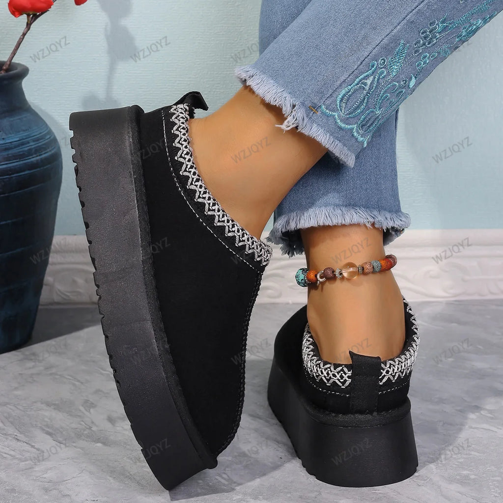 WinterLush – Botas de Nieve con Interior de Lana Suave