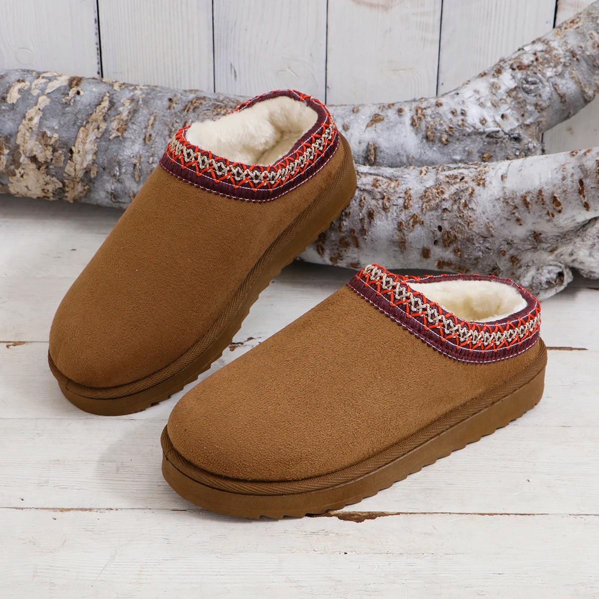 WinterLush – Botas de Nieve con Interior de Lana Suave