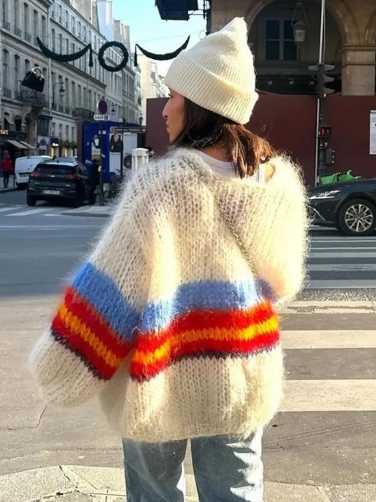 Cardigan de Punto Multicolor BRAVELA