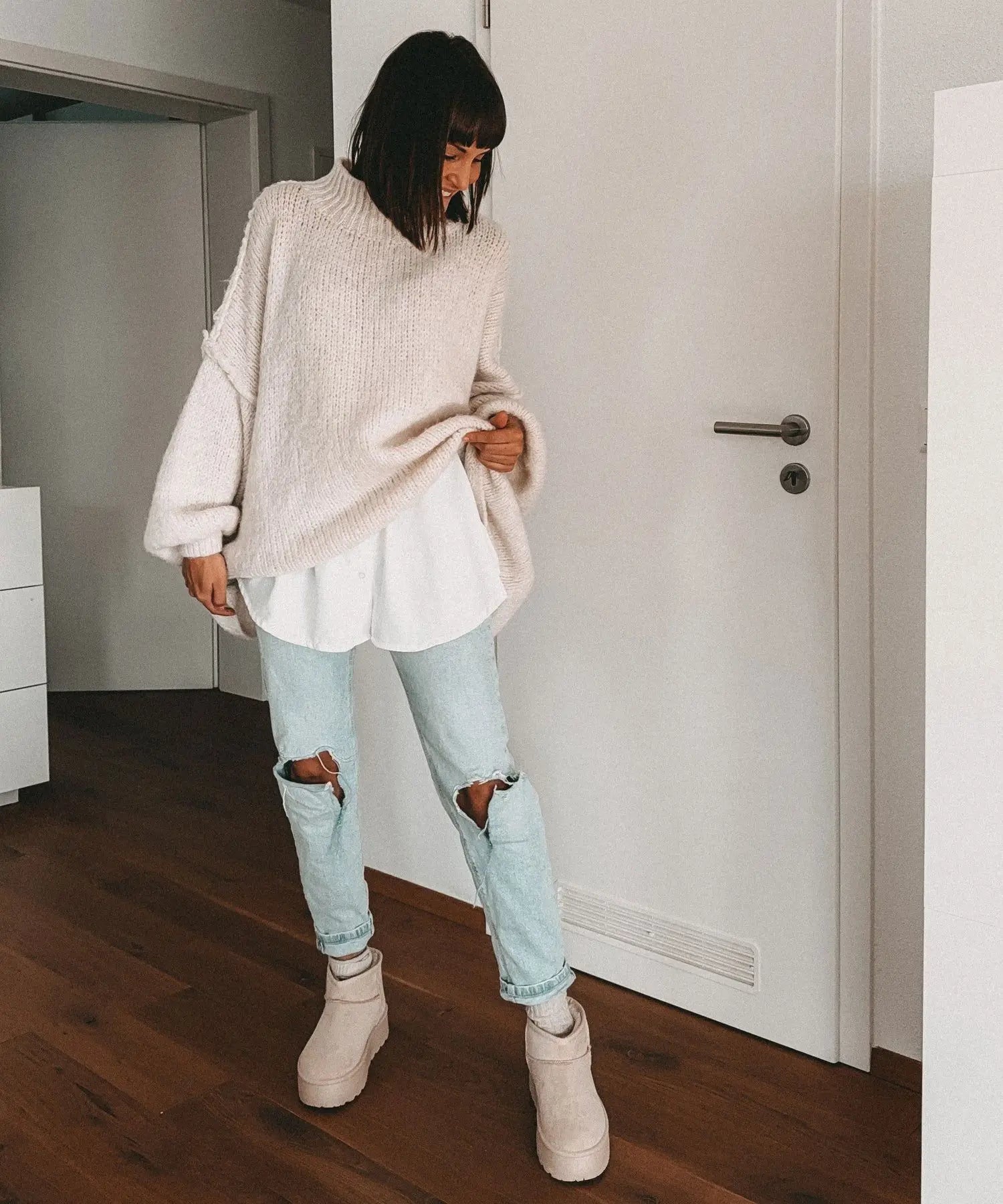MossWaves – Jersey Oversize de Punto Grueso