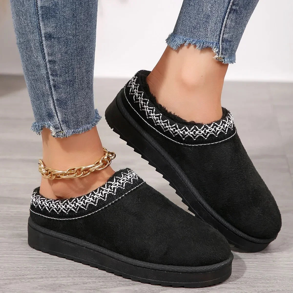 WinterLush – Botas de Nieve con Interior de Lana Suave