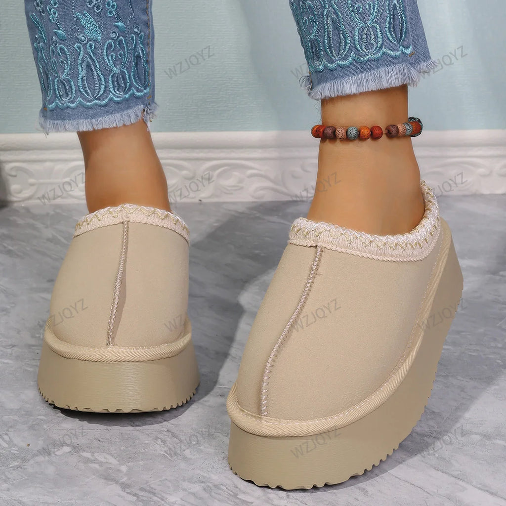 WinterLush – Botas de Nieve con Interior de Lana Suave