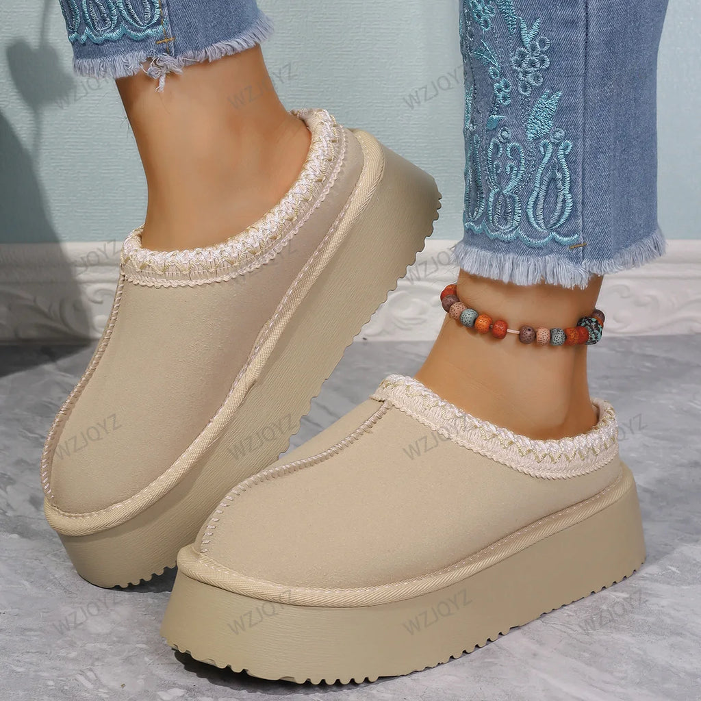 WinterLush – Botas de Nieve con Interior de Lana Suave