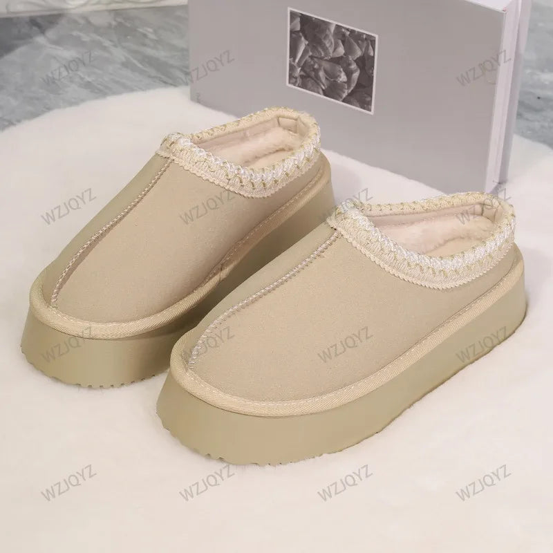 WinterLush – Botas de Nieve con Interior de Lana Suave