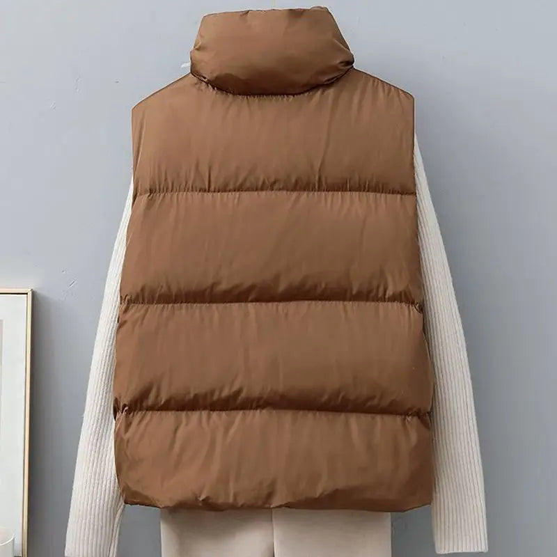 SoftShield – Chaleco Acolchado Oversize sin Mangas