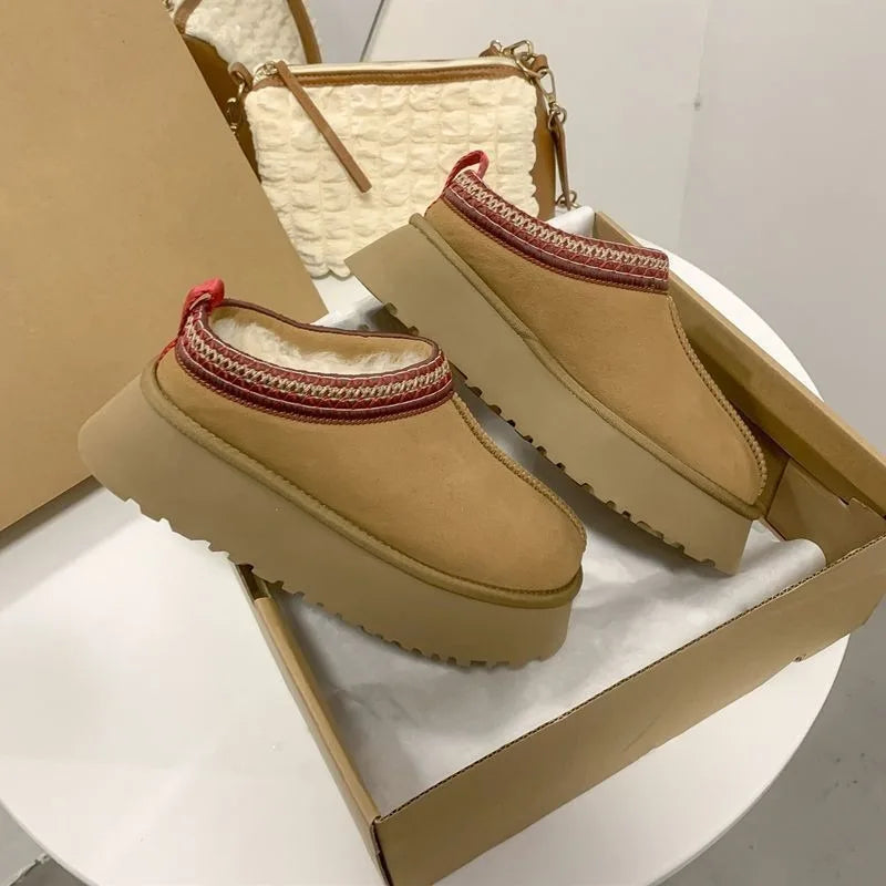 WinterLush – Botas de Nieve con Interior de Lana Suave