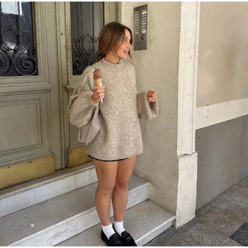 MossWaves – Jersey Oversize de Punto Grueso