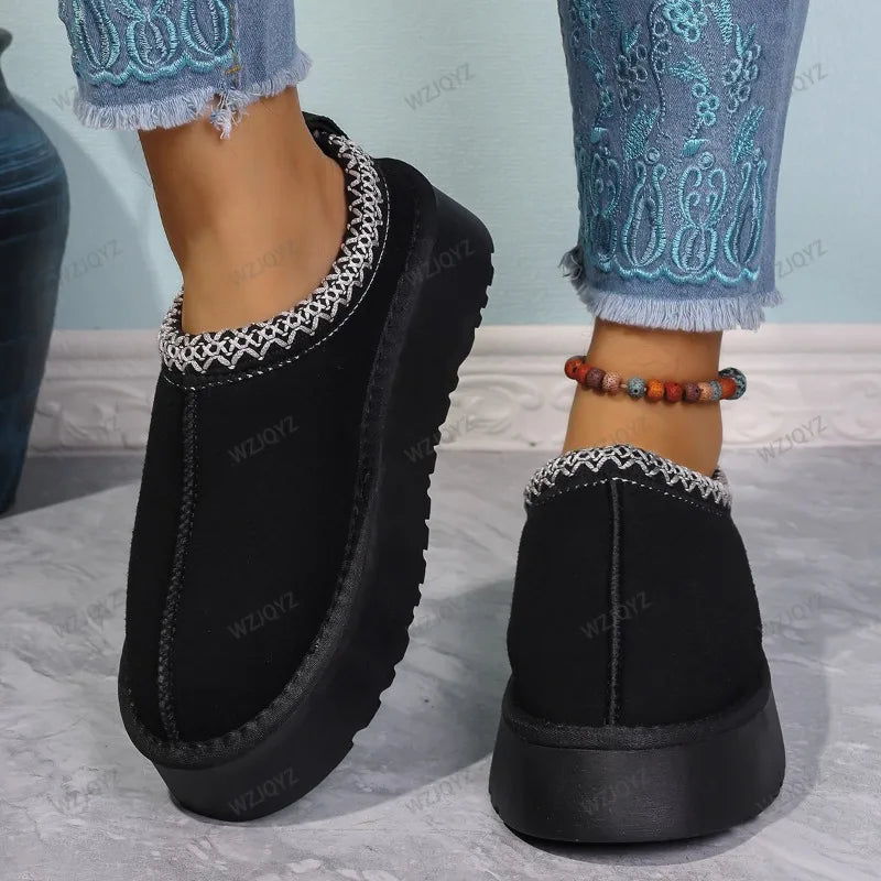 WinterLush – Botas de Nieve con Interior de Lana Suave