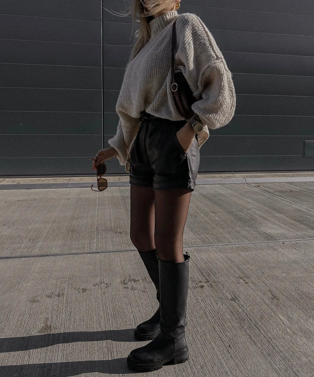 MossWaves – Jersey Oversize de Punto Grueso