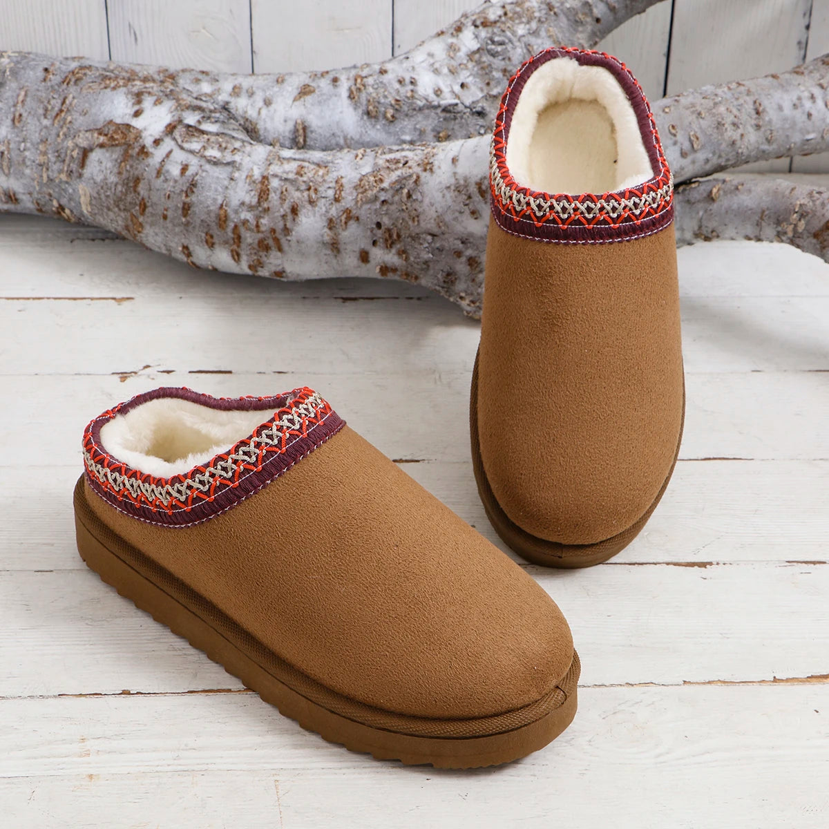 WinterLush – Botas de Nieve con Interior de Lana Suave